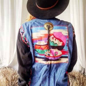 Vintage Southwestern Wrangler Jacket!